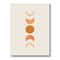 Designart - Minimalist Moon Phases - Modern Canvas Wall Art Print
